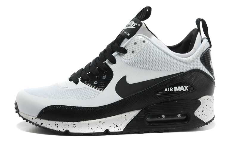AIR MAX 90 MID NO SEW art le dernier air max 90 noir et blanche vendre
